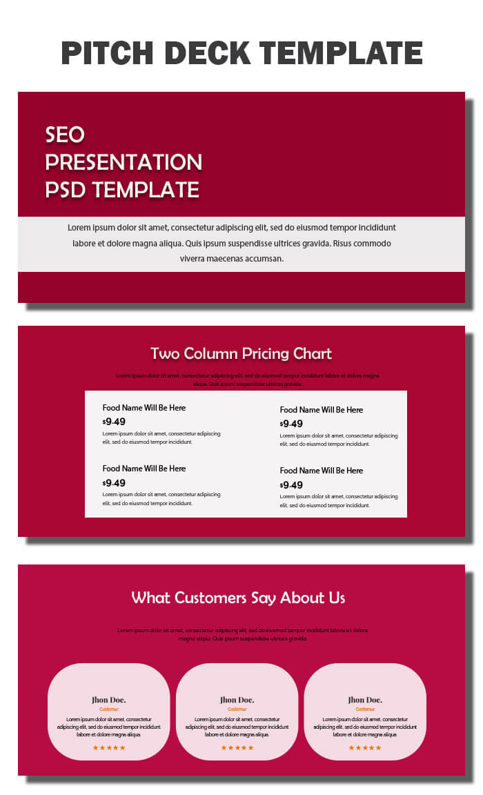 pitch deck templates for photoshop