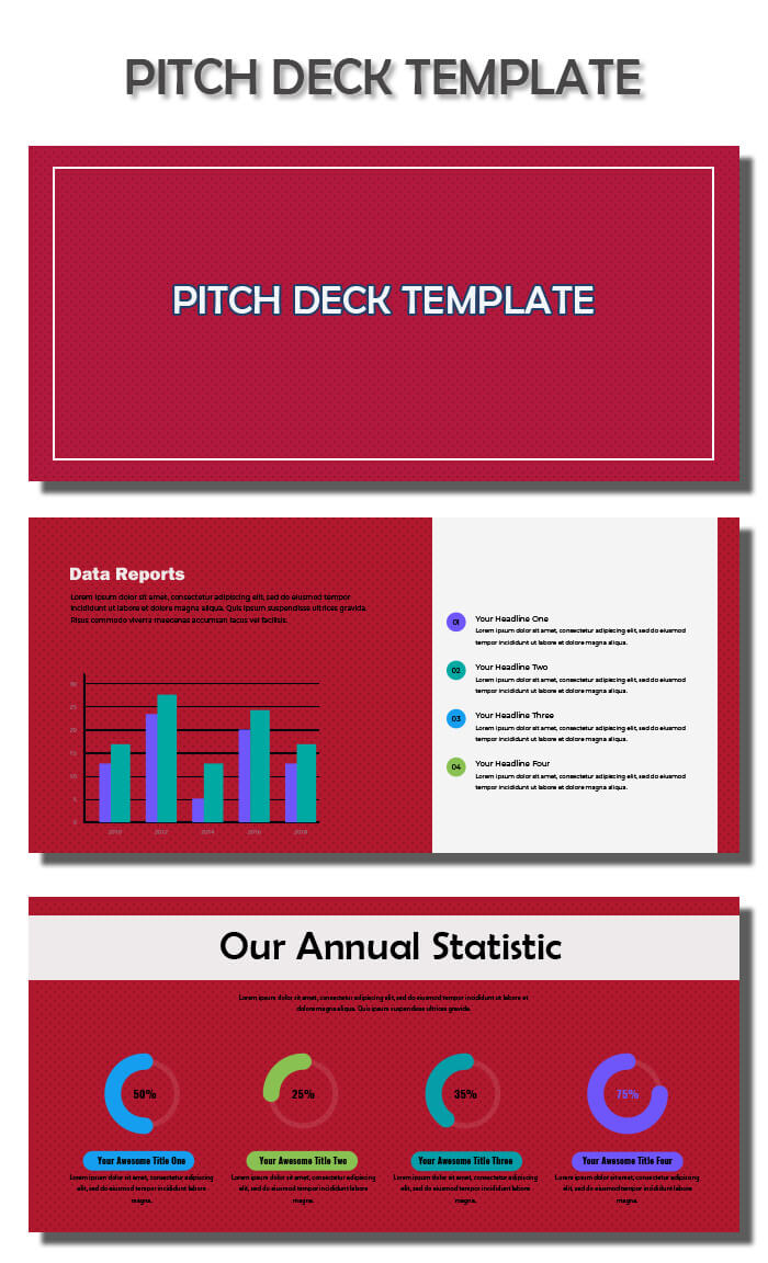 pitch deck templates psd