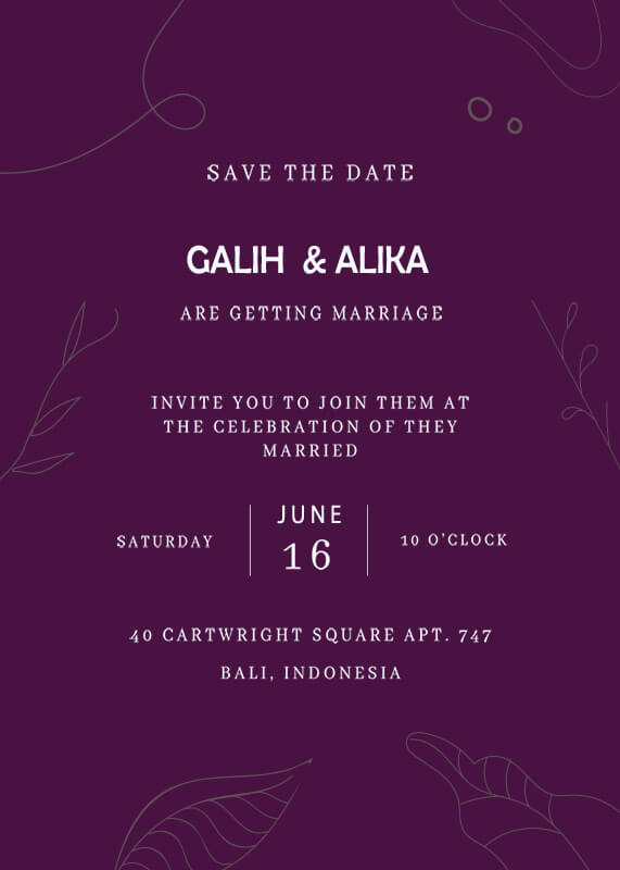 save the date templates psd