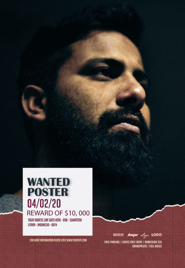 wanted poster templates for photoshop