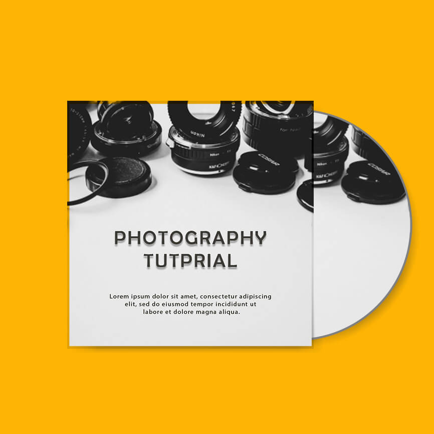 CD cover templates for photoshop