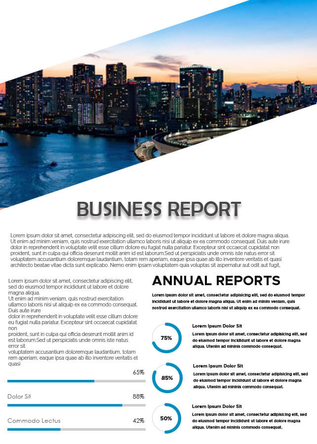 Business Report psd