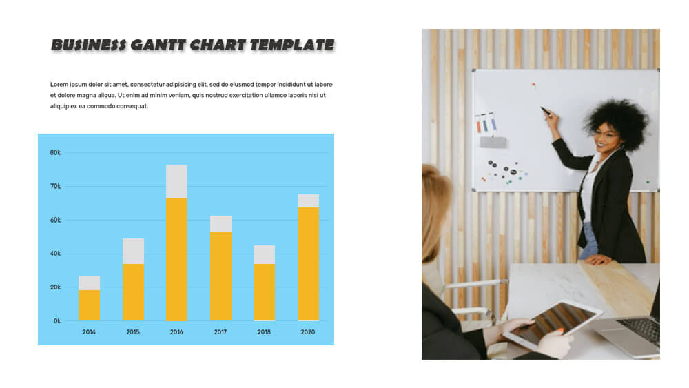 gantt chart example psd design