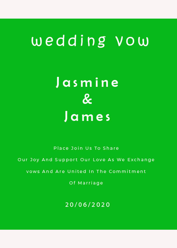 wedding vow psd templates