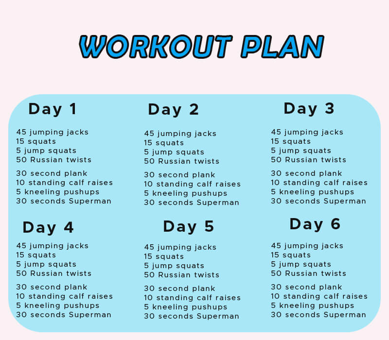 workout plan templates psd