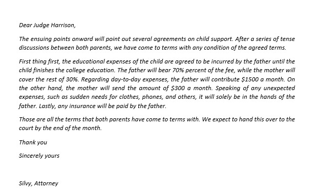 26.Voluntarily Child Support Agreement