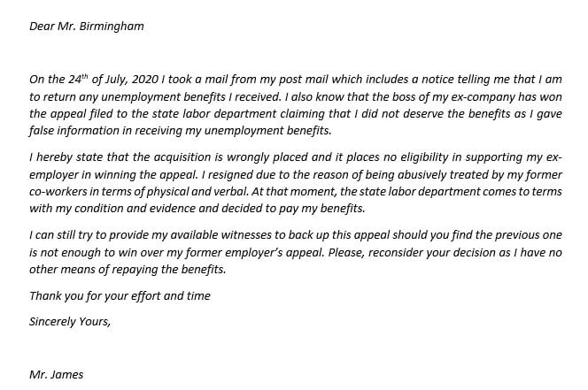 52.Unemployment Overpayment Appeal